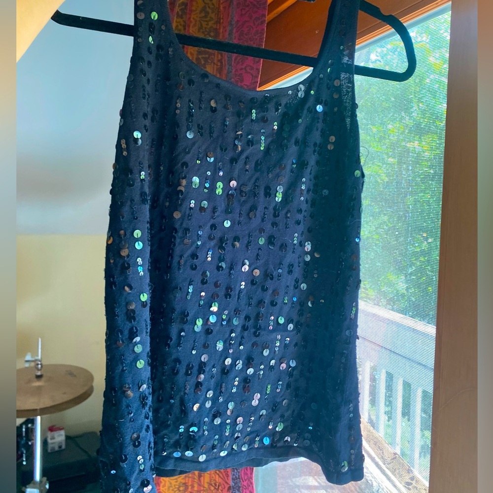 Sequin Tank Top